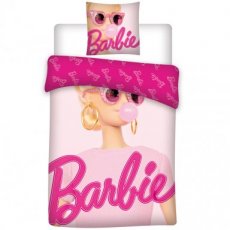 000.002.428 Barbie Bubble dekbedovertrek 1 persoons 140 x 200 cm