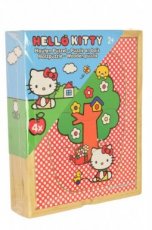 000.003.643 Hello Kitty Wooden Puzzle 4 puzzles