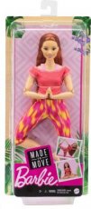 Barbie Made To Move poupée courbée rouge
