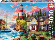 000.004.486 Educa Puzzle 3000 pieces Lighthouse by the Ocean