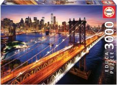 000.004.592 Educa Puzzle 3000 Manhattan Brooklyn Bridge