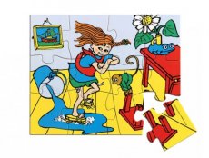 Pippi Longstocking Wooden Puzzle 12 pieces