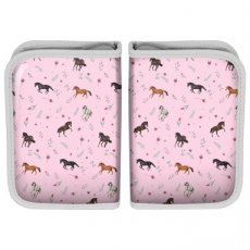 000.004.948 Animal Pictures filled pencil case horses