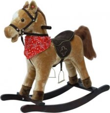 000.005.073 Rocking horse with luxury saddle