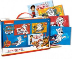 Paw Patrol set of 4 Puzzles to colour.