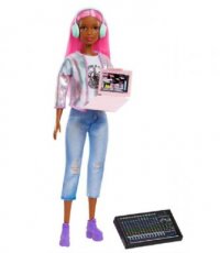 000.005.523 Barbie Carrière De L'année Poupée Producteur De Musique Cheveux Rose