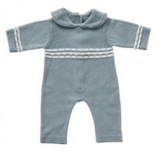 BA pakje Oud Blauw 50cm byAstrup knitted baby suit