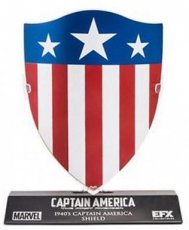 000.001.525 Marvel 1940's Captain America Shield 1:6 Scaled Replica
